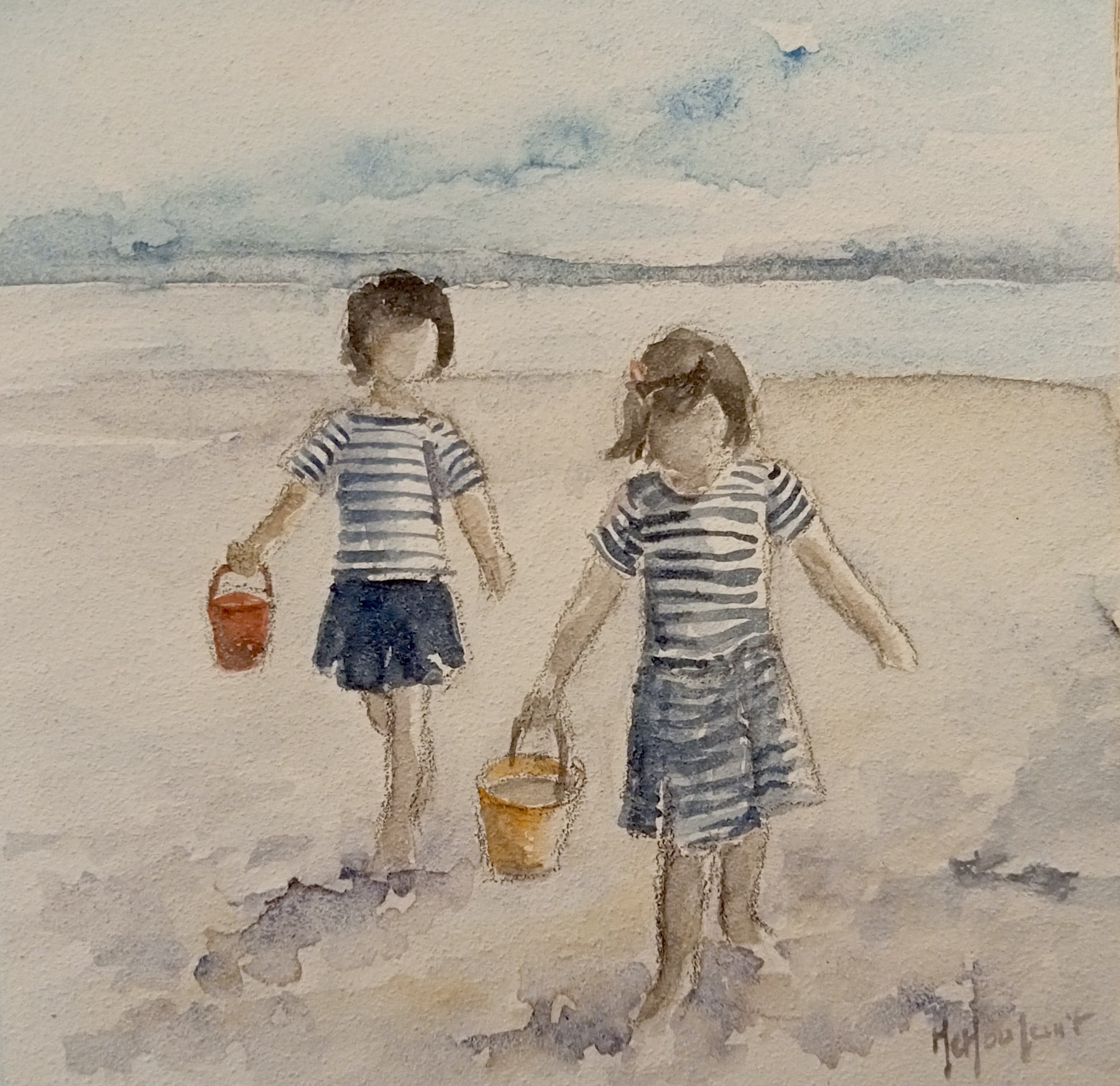 Sur la plage